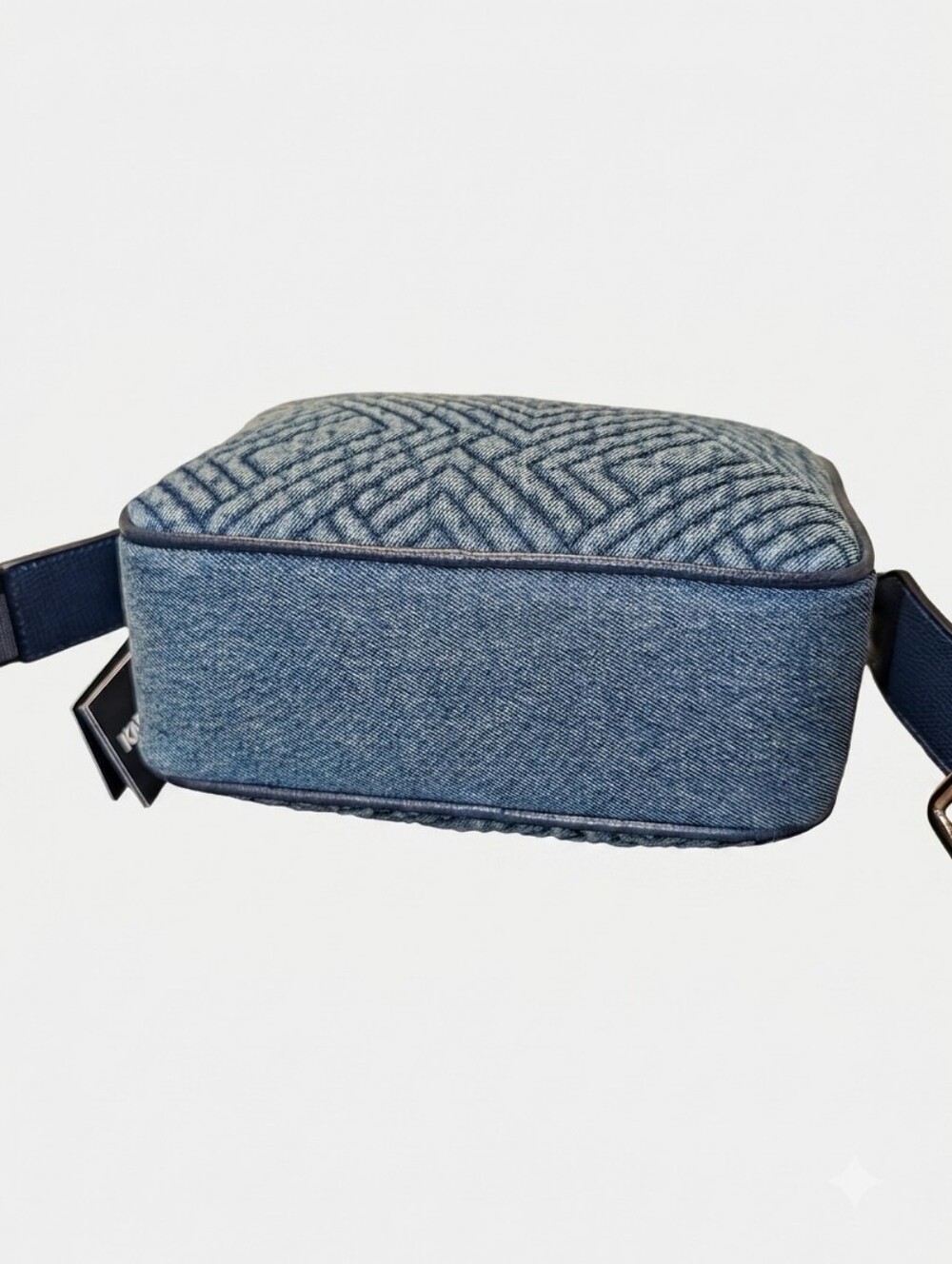Karl Lagerfeld Denim Combo Crossbody Bag with Logo Strap NWT - Picture 5 of 15